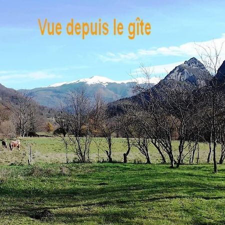 Villa Grange En Pierres. Grand Jardin Et Belle Vue à Saurat Extérieur photo